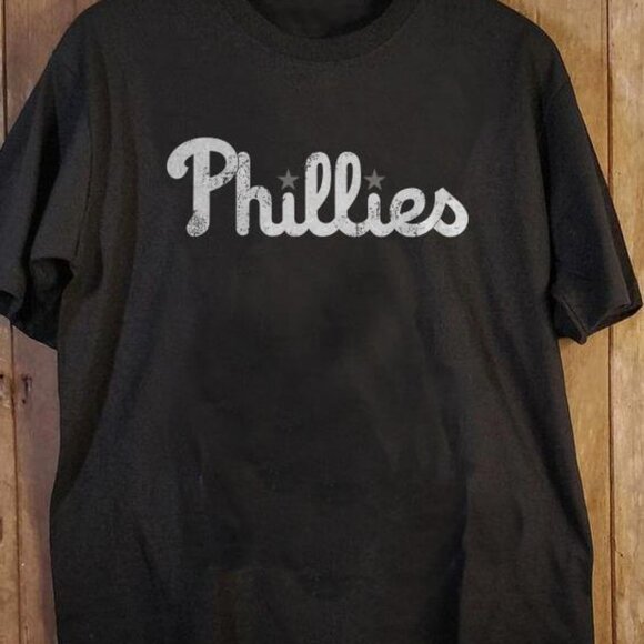 Vintage Phillies Philly Philadelphia Baseball Fans Tee Game Day Baseball Shirt p - Picture 3 of 3